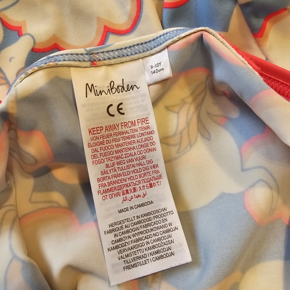 Mini Boden Unicorn swimsuit, size 9-10 - Picture 3 of 5